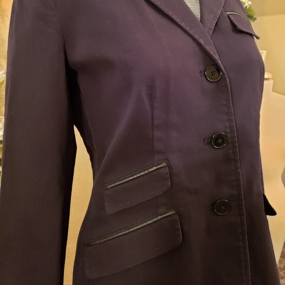 Ralph Lauren Denim Blazer Jacket - Picture 2 of 7